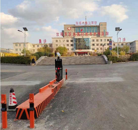 撫順醫院大型車牌識別停車場收費系統